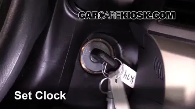2012 Mitsubishi Lancer SE 2.4L 4 Cyl. Reloj Fijar hora de reloj